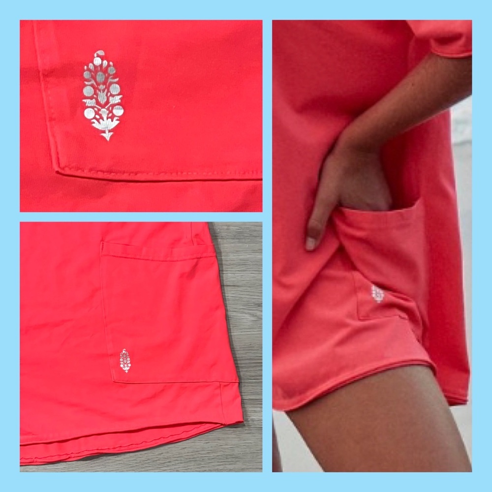 Free People, Size Large, HOT SHOT, Romper, Electric Sunrise, Short Sleeve, NWT! - Picture 7 of 15